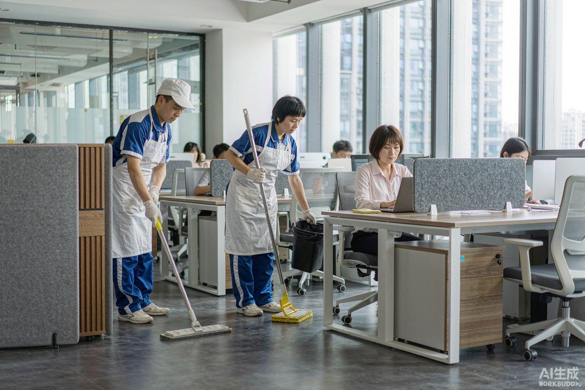 上海企业自聘保洁还是外包托管划算办公室保洁成本对比与选择指南