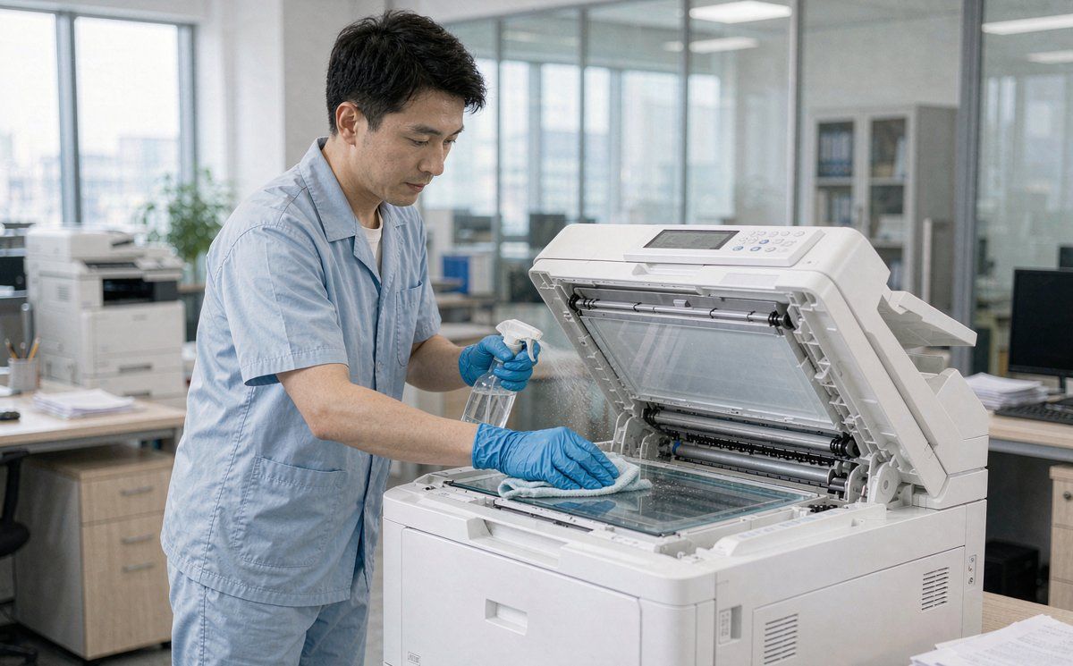 上海办公室打印机复印机清洁怎么做除尘消毒工艺与费用参考